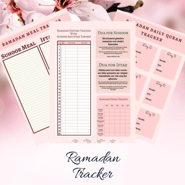 Ramadan tracker & planner
